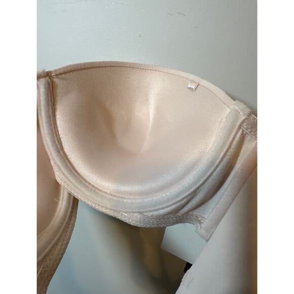 Brand New Sophie B Women's 36B 3 Slight Push Up Bra Bandeau Blush Pink - Picture 6 of 7